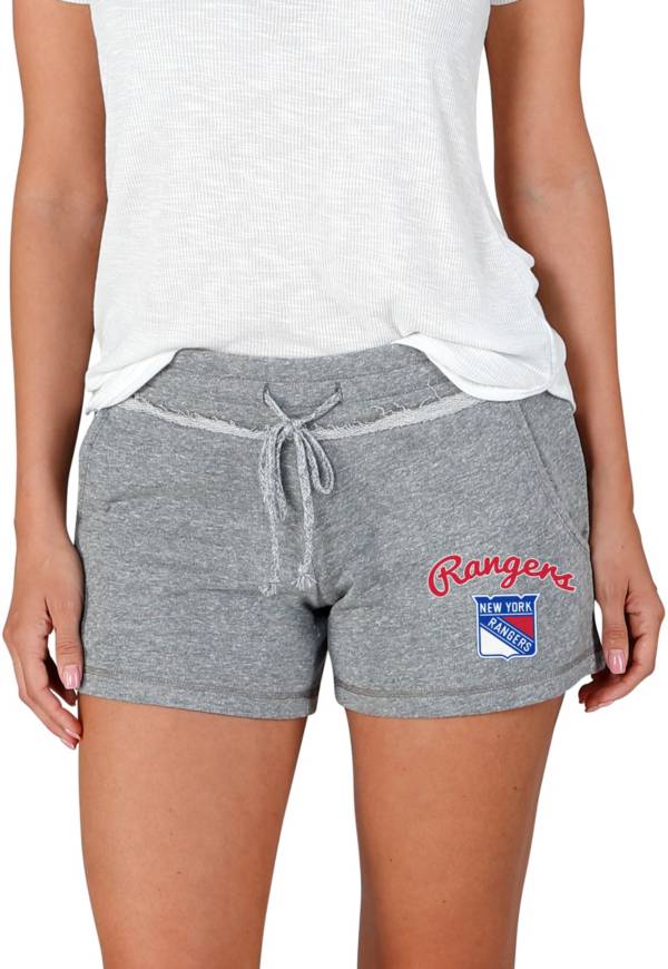 Concepts Sport Women's New York Rangers Grey Terry Shorts product image