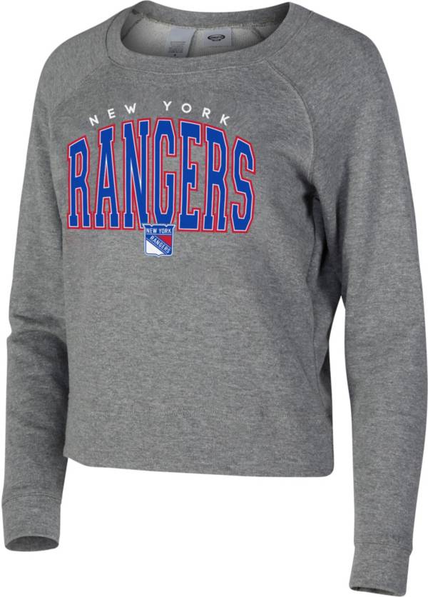 Concepts Sport Women's New York Rangers Mainstream Grey Sweatshirt