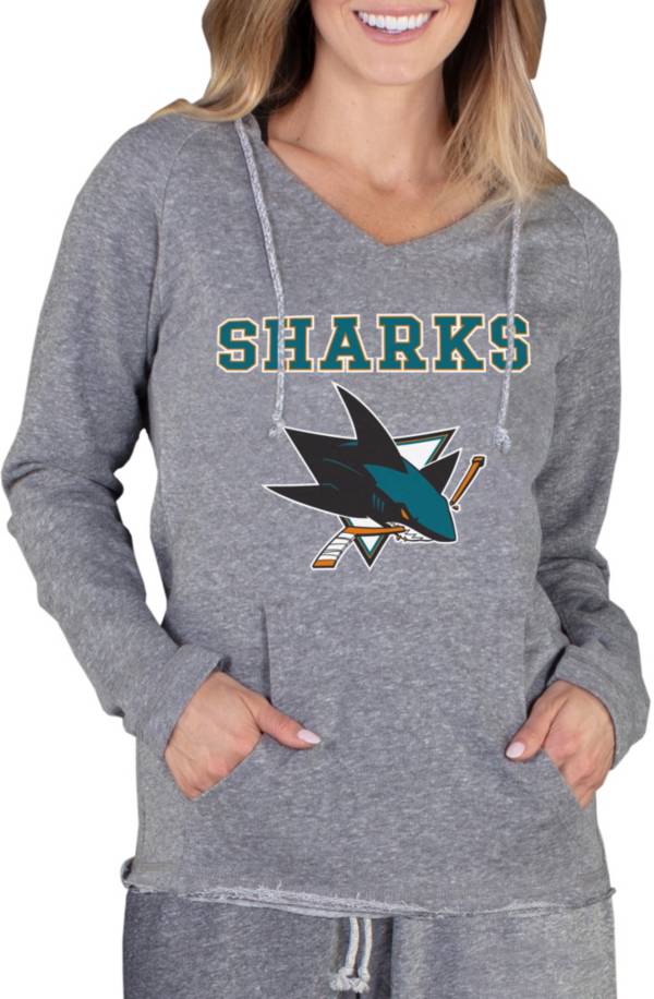 Concepts Sport Women's San Jose Sharks Mainstream Grey Hoodie