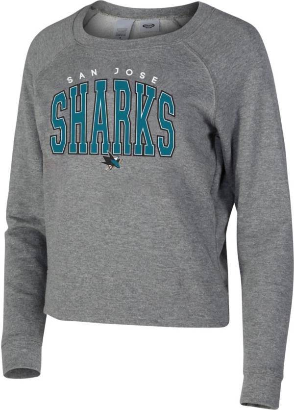 Concepts Sport Women's San Jose Sharks Mainstream Grey Sweatshirt