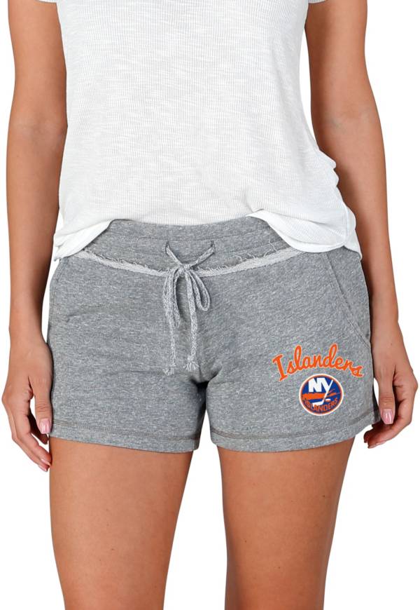 Concepts Sport Women's New York Islanders Grey Terry Shorts