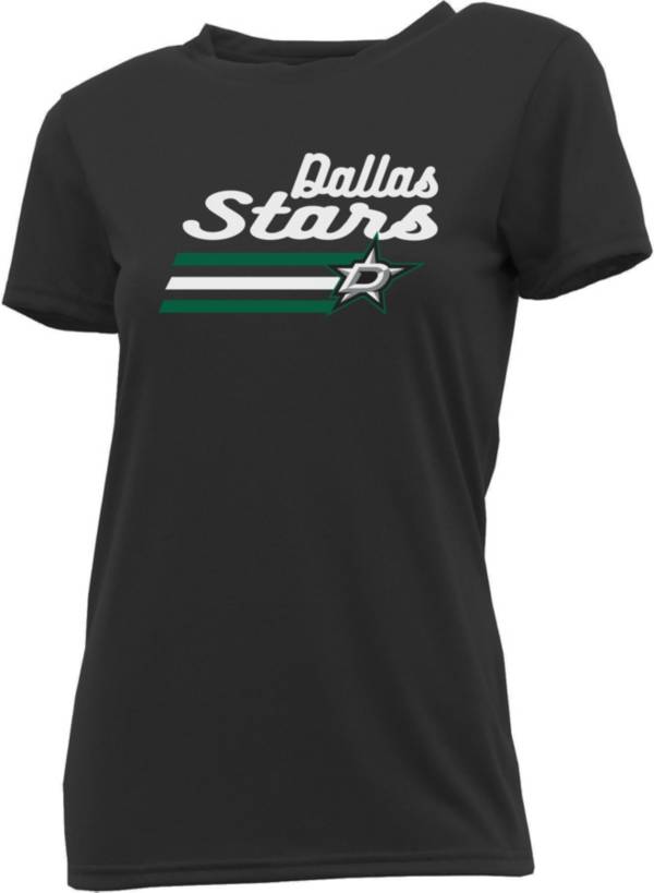 Concepts Sport Women's Dallas Stars Marathon Black T-Shirt