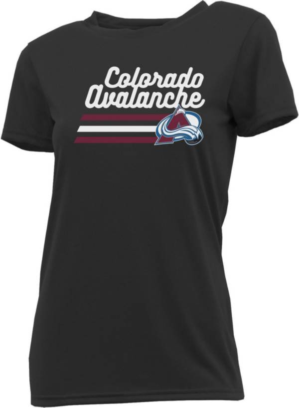 Concepts Sport Women's Colorado Avalanche Marathon Black T-Shirt