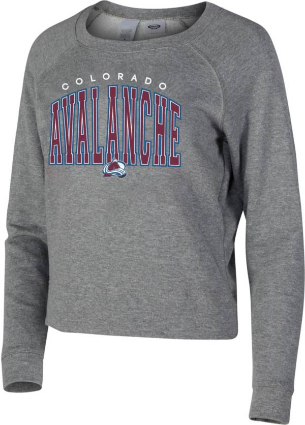 Concepts Sport Women's Colorado Avalanche Mainstream Grey Sweatshirt