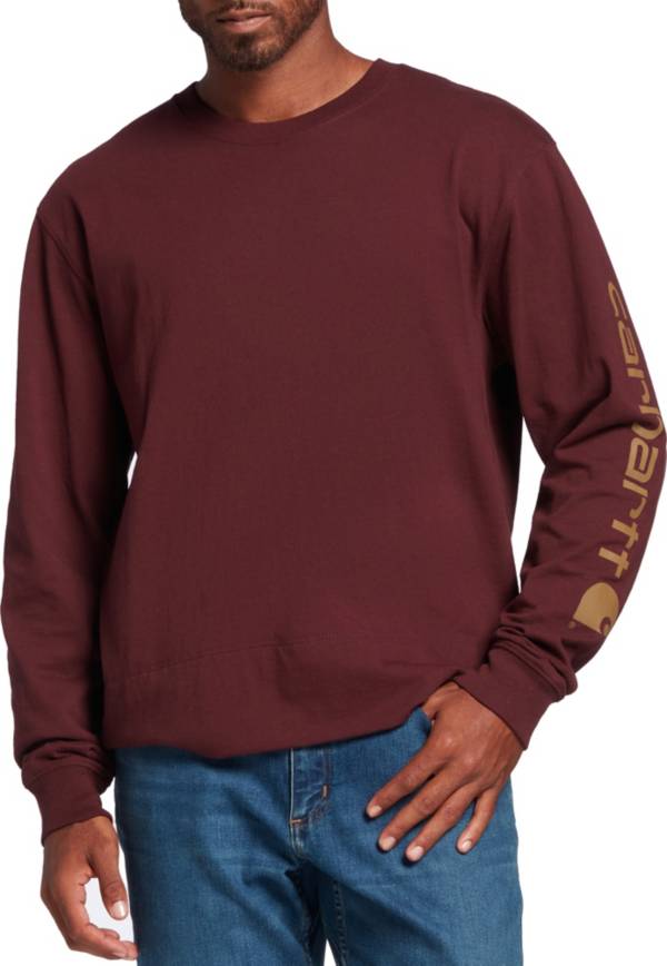 Carhartt Men's Sleeve Logo Graphic Long Sleeve T-Shirt