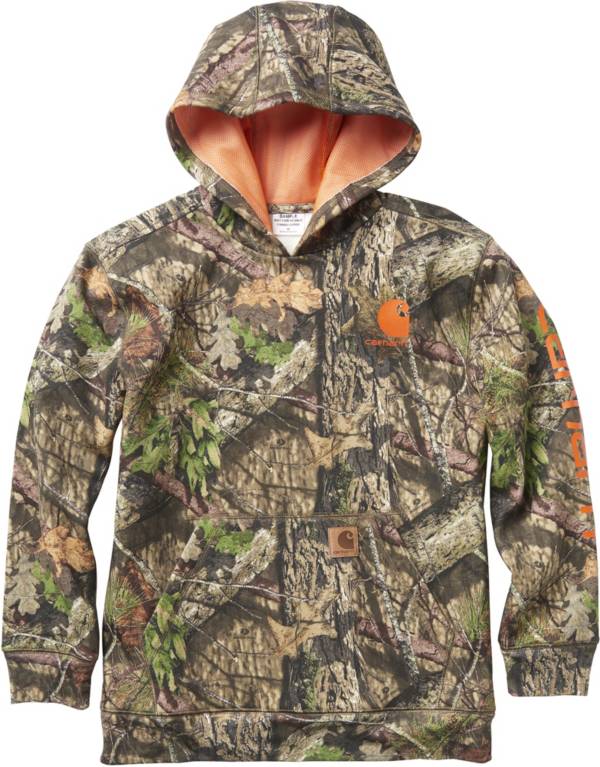 Carhartt Girls' Camo Hooded Sweatshirt