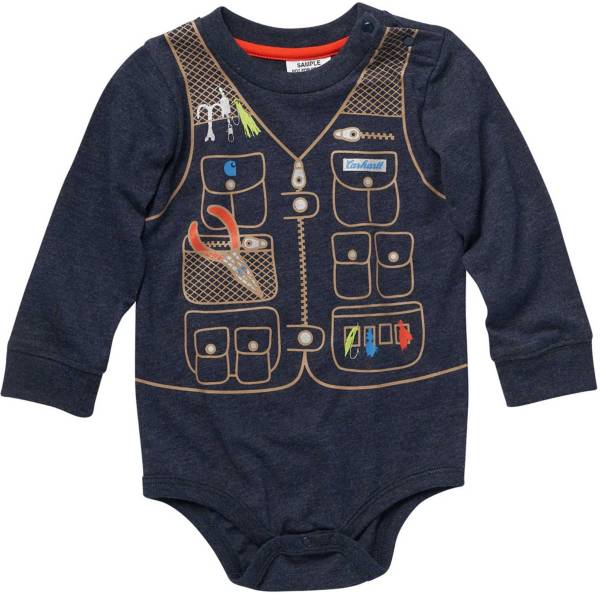 Carhartt Infant Fishing Vest Long Sleeve Onesie