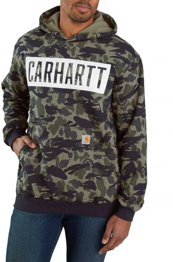 Carhartt Men's Loose Fit Midweight Camo Hoodie product image