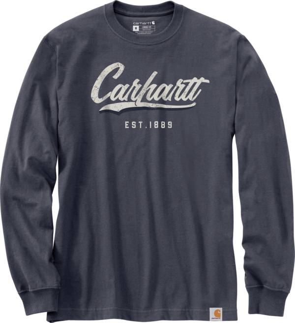 Carhartt Men's Long Sleeve Hand Printed Graphic T-Shirt