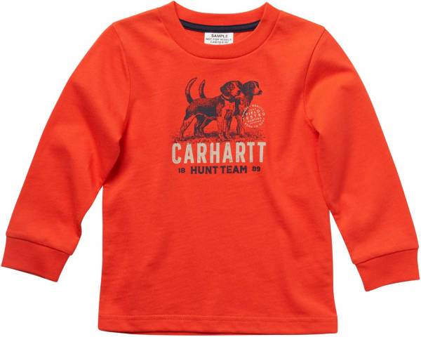 Carhartt Toddler Boys' Crewneck Outdoor Sport Long Sleeve Shirt