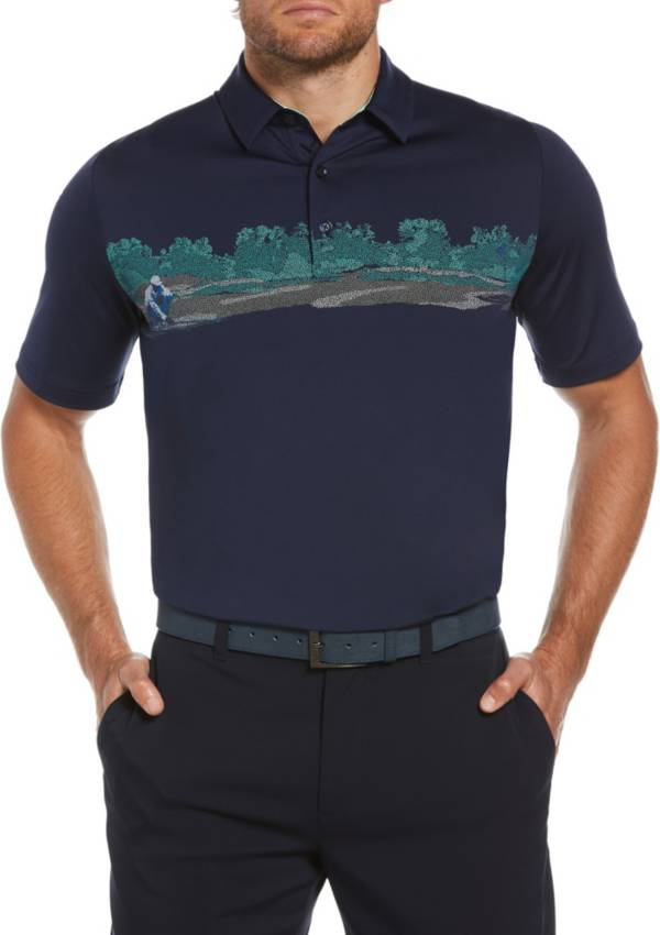 Callaway Men's Swing Tech Engineered Chest Print Short Sleeve Golf Polo product image