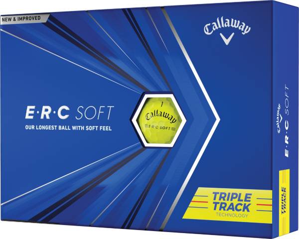 Callaway 2021 ERC Soft Triple Track Yellow Golf Balls