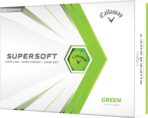 Callaway 2021 Supersoft Matte Green Golf Balls