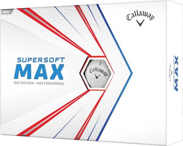 Callaway 2021 Supersoft MAX Gloss White Golf Balls