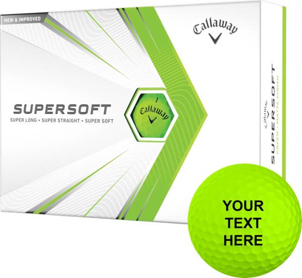Callaway 2021 Supersoft Matte Green Personalized Golf Balls product image