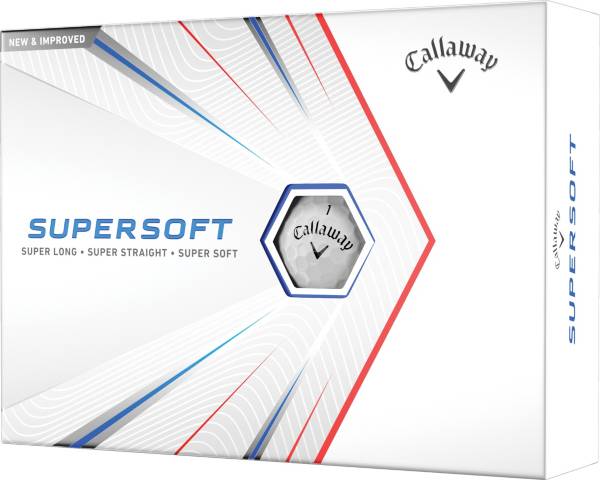 Callaway 2021 Supersoft Gloss White Golf Balls