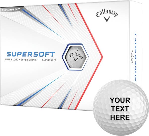 Callaway 2021 Supersoft Personalized Golf Balls