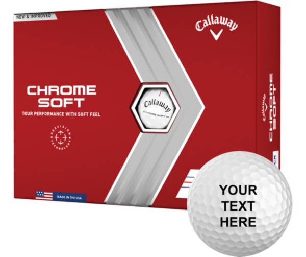 Callaway 2022 Chrome Soft Triple Track Personalized Golf Balls