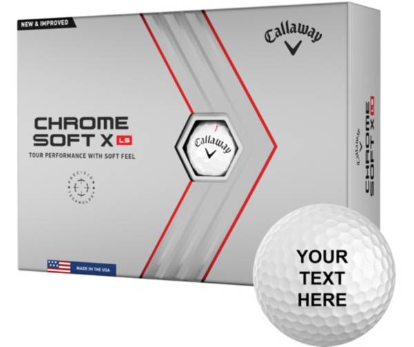 Callaway 2022 Chrome Soft X LS Personalized Golf Balls