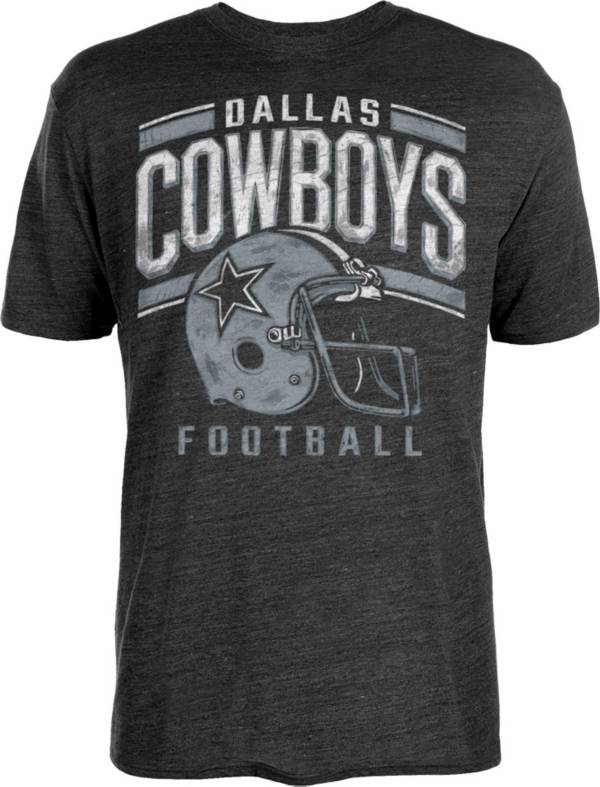 Dallas Cowboys Merchandising Men's Trip Wordmark Black T-Shirt