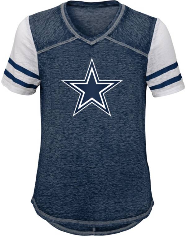 Dallas Cowboys Merchandising Youth Girls' Team Spirit Navy T-Shirt