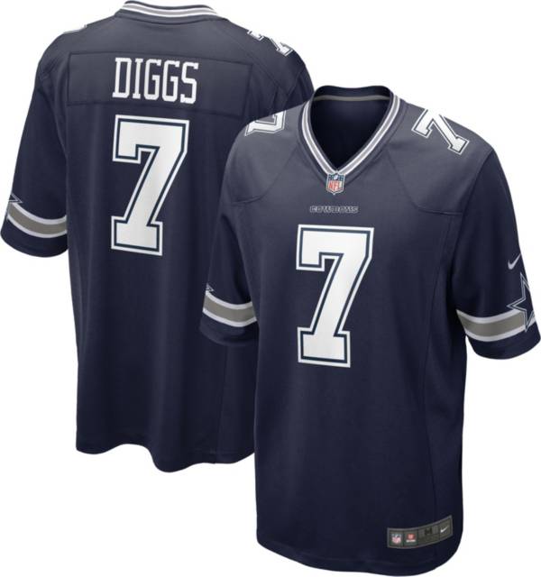 Nike Youth Dallas Cowboys Trevon Diggs #7 Navy Game Jersey