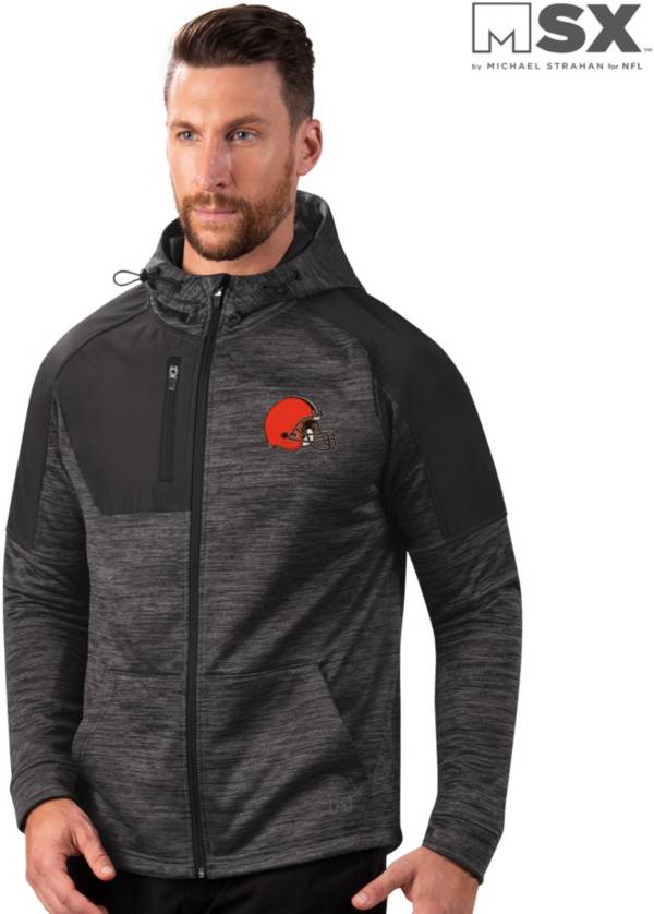 MSX by Michael Strahan Men's Cleveland Browns Resolution Grey Jacket