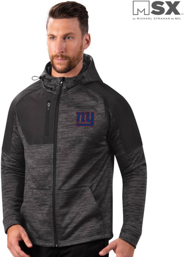 MSX by Michael Strahan Men's New York Giants Resolution Grey Jacket