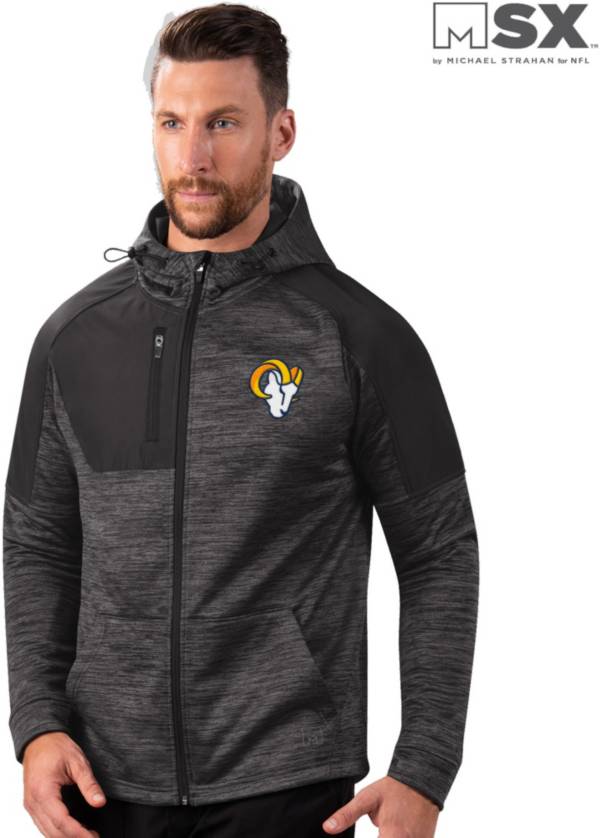 MSX by Michael Strahan Men's Los Angeles Rams Resolution Grey Jacket