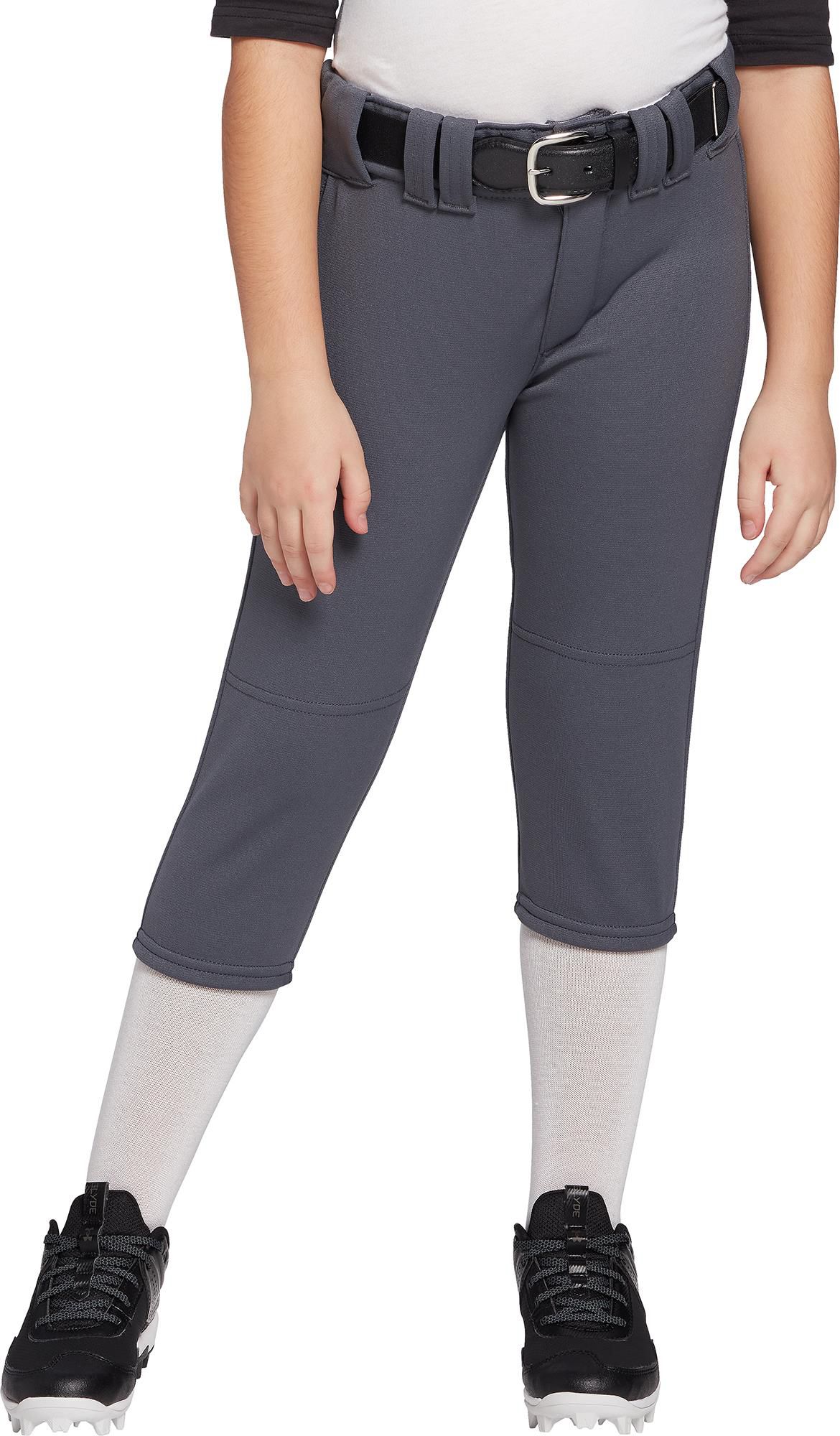 Pantalon Softball DeMarini Fierce Fastpitch Fille L – Blanc/rouge Passepoil WTD4040