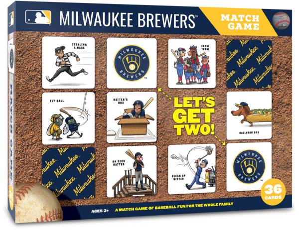 You The Fan Milwaukee Brewers Memory Match Game