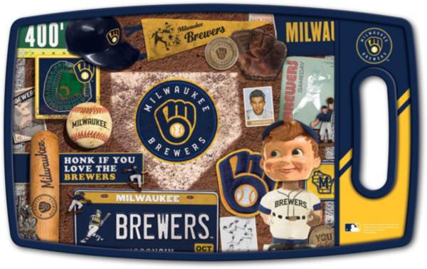 You The Fan Milwaukee Brewers Retro Cutting Board