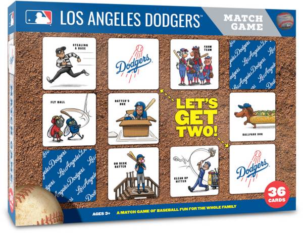 You The Fan Los Angeles Dodgers Memory Match Game