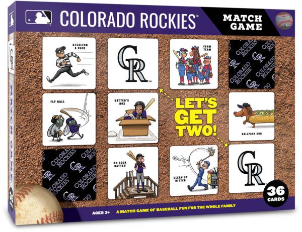 You The Fan Colorado Rockies Memory Match Game