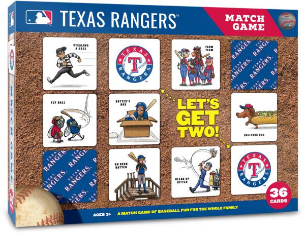 You The Fan Texas Rangers Memory Match Game