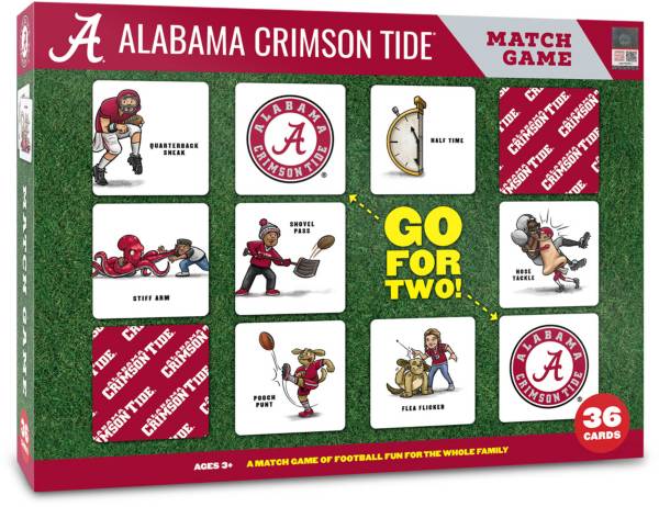 You The Fan Alabama Crimson Tide Memory Match Game