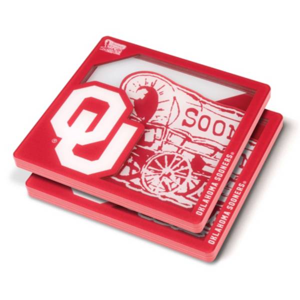 You the Fan Oklahoma Sooners Logo Series Coaster Set