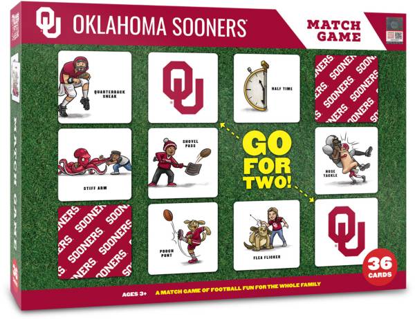 You The Fan Oklahoma Sooners Memory Match Game