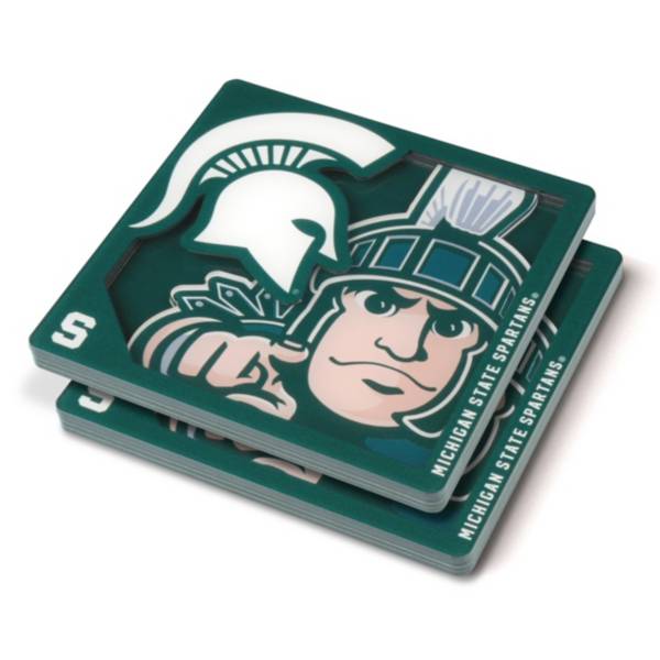 You the Fan Michigan State Spartans Logo Series Coaster Set