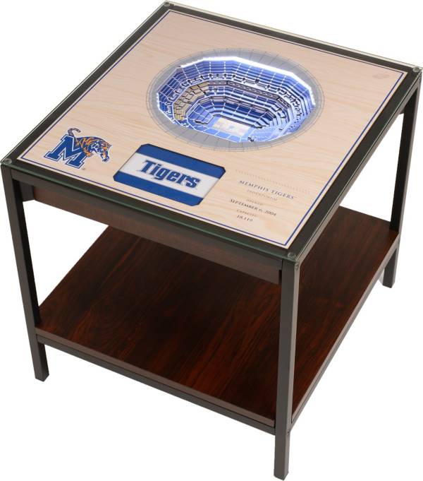 You The Fan Memphis Tigers 25-Layer Stadium Views Lighted End Table