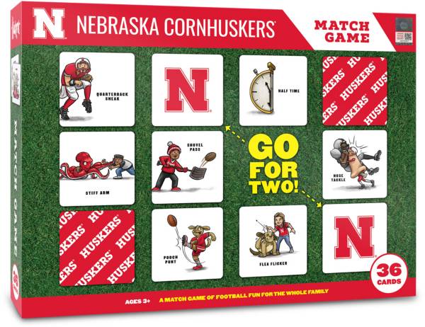 You The Fan Nebraska Cornhuskers Memory Match Game