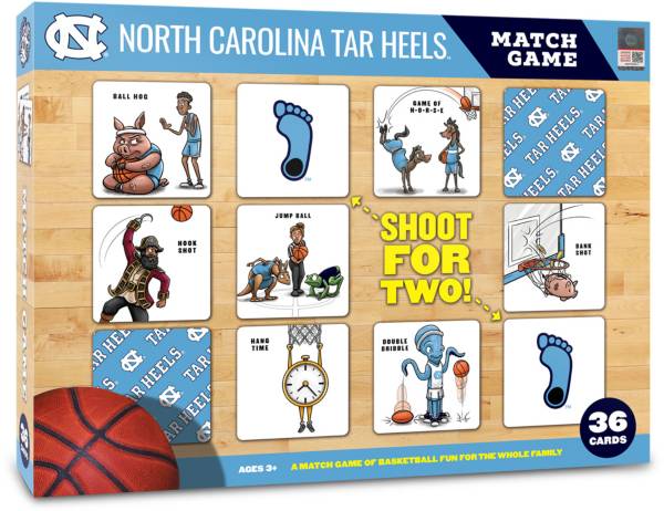 You The Fan North Carolina Tar Heels Memory Match Game