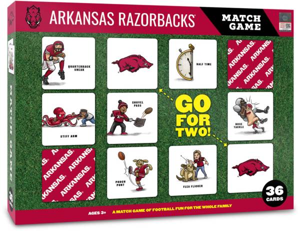 You The Fan Arkansas Razorbacks Memory Match Game