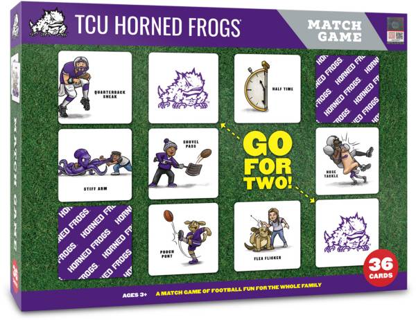 You The Fan TCU Horned Frogs Memory Match Game