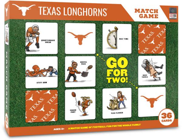 You The Fan Texas Longhorns Memory Match Game
