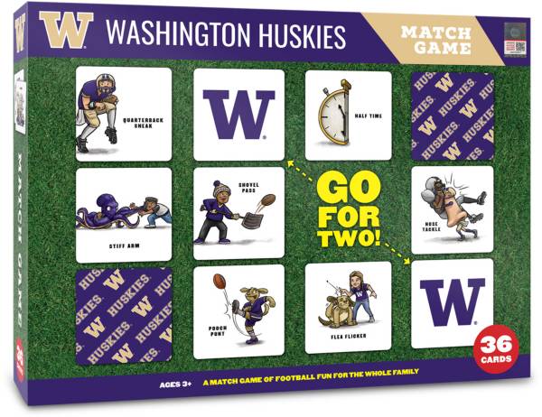 You The Fan Washington Huskies Memory Match Game