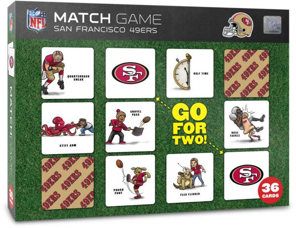You The Fan San Francisco 49ers Memory Match Game