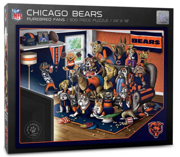 You The Fan Chicago Bears 500-Piece Nailbiter Puzzle