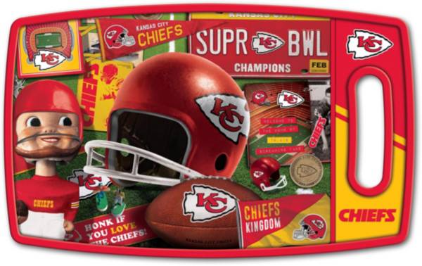 You The Fan Kansas City Chiefs Retro Cutting Board