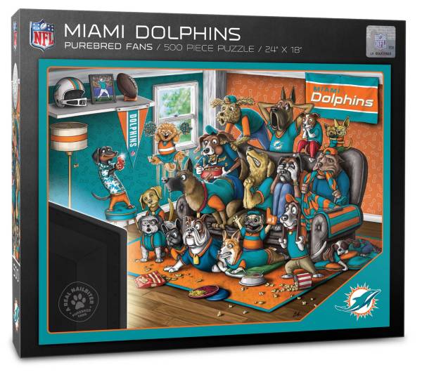 You The Fan Miami Dolphins 500-Piece Nailbiter Puzzle